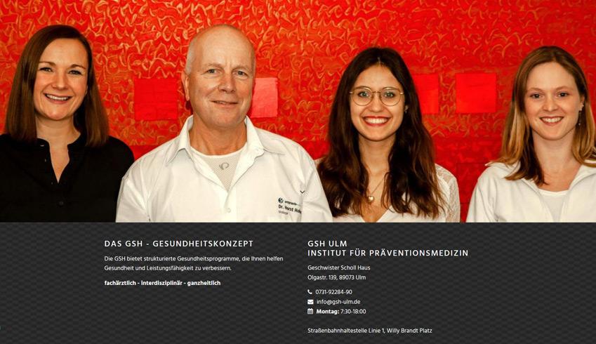 Dr. Hohmuth - GSH Ulm Institut für Präventionsmedizin